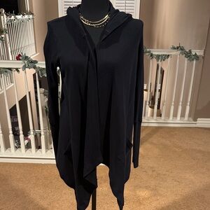 Splendid Classic Black Cardigan Hoodie